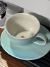 MHW-3BOMBER轰炸机咖啡杯 Mars火星杯 陶瓷杯 拿铁杯拉花杯 【收弧薄吸口】蒂芙尼蓝-300ML 实拍图