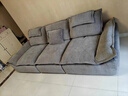 惠舟帆船沙发猫抓布客厅2025新款中古风可拆洗移动靠背棉麻雪尼尔沙发 2.8米直排【坐垫靠包可拆洗】 抗菌雪尼尔-可调节坐深+乳胶坐垫 实拍图