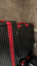 世界地理超大容量行李箱男女全铝框拉杆箱学生密码锁箱万向轮旅行箱包皮箱 大容量铝框-黑配红 30英寸 -超大容量箱 实拍图