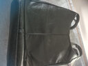 北狐复古真皮托特包简约百搭羊皮单肩手提包多隔层大容量休闲女士斜挎 黑色牛皮 实拍图