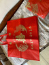 恋恋吾居 婚庆喜被收纳袋结婚被子大红色被褥收纳袋手提袋陪嫁大号特大棉被包装袋 真爱一生 无纺布 大号8-10斤65*55*30/棉花被6-8斤 实拍图
