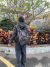 伊梵络带保温袋休闲双肩包新款潮流时尚单肩情人节背包轻便旅行包妈咪包 【防水带保温袋】黑色 实拍图