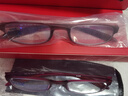 玉品堂老花镜男女通用 超轻便携 老人老光老化眼镜 瑞士进口TR镜框大框 【新国标防蓝光】7001红丨送妈妈 150度丨建议50-54岁 实拍图