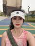 牧尔西遮阳网球帽女太阳帽防晒帽户外运动跑步透气吸汗遮阳棒球帽子 实拍图