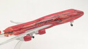 泓御智捷飞机模型带起落架轮子合金仿真客机四川东航国航波音747 20CM大红花B747 实拍图