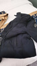 鸭鸭（YAYA）羽绒服男短款可拆连帽厚款保暖中青年冬季商务休闲外套02F藏青180 实拍图