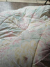 富安娜家纺 100%澳大利亚进口纯羊毛冬被 加厚被重约5-9斤 磨毛防钻绒印花款-全羊毛加厚被 1.2米床（被芯：152*210cm） 实拍图