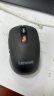 联想（Lenovo） 无线蓝牙双模鼠标 便携办公鼠标 人体工程学设计 适用台式机一体机笔记本平板 Howard黑色 实拍图