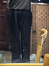 哥弟（GIRDEAR）女装通勤简约修身高腰弹力微喇九分正装小黑裤女1100288 黑 2XL (6码) 实拍图