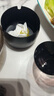 宫薰  烟灰缸金属不锈钢家用客厅创意茶几装饰摆件 磨砂黑8cm 实拍图