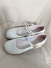 啄木鸟真皮2024年休闲软底玛丽珍女鞋平底浅口单鞋女夏季小皮鞋不磨脚 白色 断码清·仓 39 实拍图