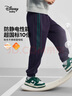 迪士尼（DISNEY）童装儿童男童针织加绒长裤保暖抗静电运动裤子秋冬DB431ME09藏150 实拍图