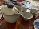 尚言坊旅行茶具套装便携式功夫茶具单人泡茶汝窑茶壶茶杯户外喝茶快客杯 实拍图