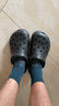 crocs卡骆驰檀健次同款洞洞鞋男沙滩鞋|10001 黑色-001 40(250mm) 实拍图
