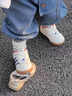 泰兰尼斯秋季童鞋女宝宝学步鞋软底机能鞋男童透气面包鞋白/蓝26码 实拍图