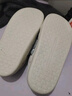 利达妮（TZLDN）防水全包棉拖鞋男士秋冬居家居防滑保暖包跟羽绒棉鞋女毛拖鞋冬季 奶咖【羽绒布耐脏，易清洗】 40-41 【适合39-40】 实拍图