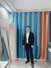 罗蒙西服套装男士商务修身西装男职业正装小西服新郎伴郎结婚礼服外套 藏青两粒扣 西服+西裤 L (175) （适合120-140斤） 实拍图