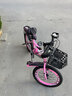 儿童自行车6-10岁7-12岁女童学生车小孩脚踏车单速变速碟刹山地车 高配粉色丨单速+后货架+大礼包 18寸【适合身高115-135cm】 实拍图