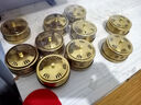 艾灸盒家用式便携式单联随身灸温灸器全身灸加热包袋滤烟包带布套 单联铜盒无艾柱绿 实拍图