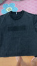 真维斯（Jeanswest）重磅潮流宽松百搭短袖T恤男夏季2025新款水洗体恤上衣服潮牌男装 黑色 L 115-135斤 实拍图