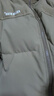 太平鸟男装羽绒服灯芯绒拼接男短款冬季情侣面包服 饼干棕1 L  实拍图