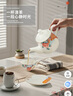 康宁茶具9件套 风华绝代陶瓷茶具套装 茶壶茶杯套装 茶具9件套 实拍图