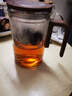 HAOMINGTIAN飘逸杯全玻璃泡茶壶无杆内胆磁吸一键茶水分离杯泡茶神器功夫茶具 小号ZL560飘逸杯 折把600ml1只 实拍图