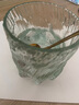 时尚潮流ins风冰川杯八角冰川玻璃杯洋酒杯果汁杯威士忌杯水杯 八角冰川杯 280ml 1只 实拍图