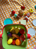 纽奇 儿童过家家玩具可剥水果切切乐仿真蔬菜厨房套装男女孩生日礼物 果蔬食物28件【手提篮+野餐布】 实拍图
