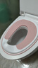海豚星儿童马桶坐便圈小孩坐便垫马桶圈男女宝宝通用防溅厕所便携式神器 樱花粉升级TPE软垫款 实拍图