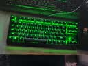 雷蛇（Razer） 黑寡妇蜘蛛Blackwidow X系列游戏机械键盘 黑色（绿轴 雷云2 悬浮键） X竞技版(小蜘蛛)-87键单色绿光 实拍图
