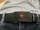 七匹狼红腰带本命年男马年礼物男士皮带真皮结婚红色裤带生日送老公爸爸 本命年金蛇纳福款式一(精美礼盒) 115cm 实拍图