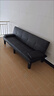 柚公馆沙发床可折叠两用多功能小户型门店办公室2米客厅三人沙发床速发 长度 2米 升级款 黑色 实拍图