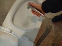友莱卫浴（Yoroow） 304不锈钢马桶伴侣马桶喷枪妇洗器一进二出角阀卫生间喷水枪增压 马桶伴侣套装（配3米伸缩管） 实拍图