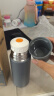 膳魔师（THERMOS）保温杯保冷杯350ml不锈钢车载水杯男女杯子FFM-351-MGY 实拍图