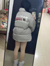 黑盒白美式潮牌立领印花棉服男装冬季棉袄加厚保暖面包服情侣棉衣男外套 SRDD-W233灰色 XL 【建议120-140斤】 实拍图