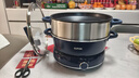 苏泊尔（SUPOR）电火锅6L大容量火锅专用锅家用多功能电热锅电煮锅分体式可拆洗不粘锅2-5-8人适用 一套搞定【配煎盘蒸笼】 实拍图