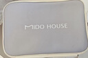 MIDO HOUSE铭都100支长绒棉纯棉贡缎床上四件套天空蓝配雅士灰 1.8m床笠款 实拍图