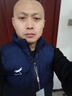 红蜻蜓（RED DRAGONFLY）冬季男加厚保暖简约舒适百搭休闲运动立领防风上衣马甲 蓝色 L 实拍图