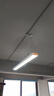 得焺办公室吊灯LED长条灯会议室办公灯吊线灯写字楼商场健身商业照明 白色直角120*10-36W白光 实拍图