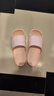 惠夫人凉拖鞋女夏季居家浴室防滑家用情侣可爱卡通室内洗澡凉拖男 水纹拖 粉色 40-41 (适合39-40码穿) 实拍图