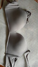 金三塔商场同款真丝文胸内衣女无钢圈聚拢无痕薄款透气性感真丝文胸胸罩 优雅灰9309 80B 实拍图