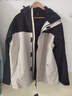 骆驼（CAMEL）[北风]三合一冲锋衣户外登山服防风防雨防污抓绒羽绒内胆运动外套 [抓绒]幻影黑冰晶灰色男 A13CAXX085Z XXL 实拍图