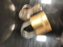 梅花（BLOSSOM）铜挂锁防盗黄铜挂锁防水防锈长梁通开铜锁头学生抽屉柜子小挂锁子 25mm【2个钥匙】 实拍图
