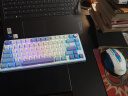 RK ROYAL KLUDGE R75Pro游戏机械键盘无线蓝牙有线三模电竞专用电脑办公客制化75配列女生便携侧刻麻将音网页驱动 R75Pro-奶芋-凯华知速轴-三模 实拍图