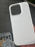 ESCASE 苹果14pro手机壳iphone14pro仿液态硅胶保护套全包防摔超薄肤感男女软壳 白色 实拍图
