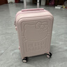 银座Hello Kitty 正版联名行李箱高颜值轻便旅行箱万向轮拉杆箱 20英寸拉链 实拍图