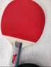 蝴蝶6星乒乓球拍 直拍【双面反胶】专业级比赛拍子纯木底板601 含拍包 实拍图