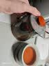 美斯尼 茶壶玻璃泡茶壶创意茶具加厚耐热玻璃泡茶器 鱼跃龙门 墨色 实拍图