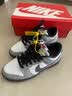 耐克NIKE板鞋女休闲鞋 DUNK缓震时尚百搭运动鞋 HQ3462-191白灰35.5 实拍图
